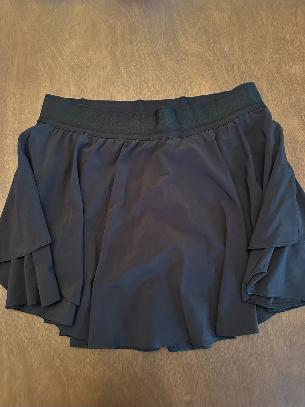 Lululemon Black Layered Tennis Skirt